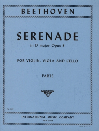 Serenade D-Dur op.8 f�r Violine, Viola und Violoncello Stimmen