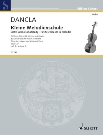Kleine Melodienschule op.123 Band 2 f�r Violine und Klavier 