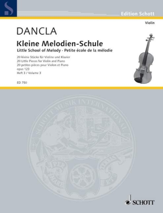 Kleine Melodienschule op.123 Band 3 f�r Violine und Klavier
