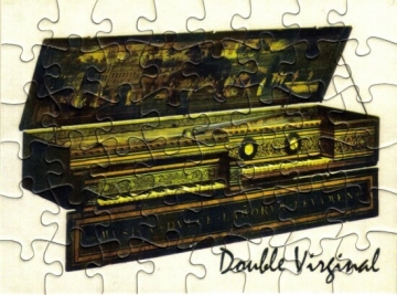 Muzzle Foto Double Virginal Mini-Puzzle 6x8cm, 48 Teile, mit Umschlag, R�ckseite beschreibbar