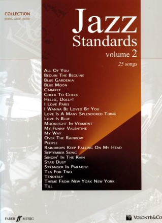 Jazz Standards Collection vol.2 piano/vocal/guitar songbook