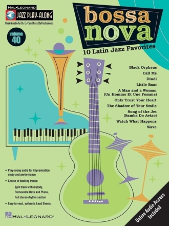 Bossa Nova (+CD): for Bb, Eb, C and Bass clef instruments jazz playalong vol.40