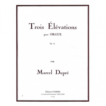 3 Elevations op.32 pour orgue