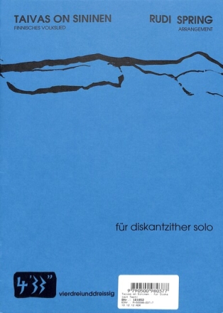 Taivas on Sininen f�r Diskantzither (mit Text)