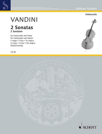 2 Sonaten F-Dur und G-Dur f�r Violoncello und Klavier