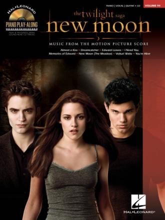 New Moon (The Twilight Saga vol.2) (+CD): piano playalong vol.94
