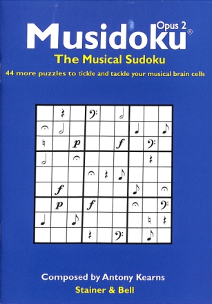 Musidoku op.2 - the musical Sudoku 44 more Puzzles