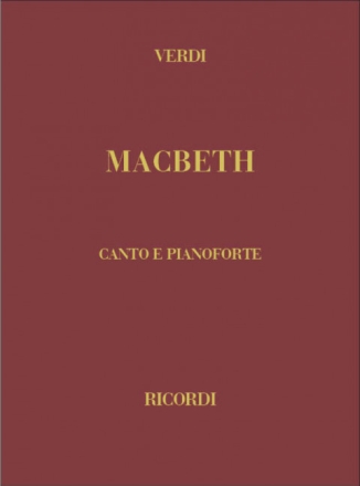 Macbeth Klavierauszug (it)