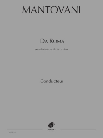 Da Roma pour clarinette, alto et piano parties