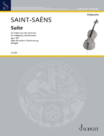 Suite op.16 f�r Violoncello und Orchester f�r Violoncello und Klavier