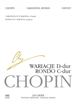 National Edition vol.35 B 9 Rondo for 2 pianos and Variations for piano 4 hands