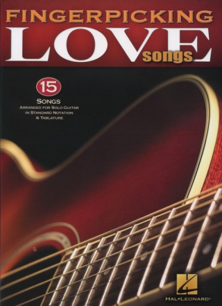 Fingerpicking Love Songs songbook vocal/guitar/tab