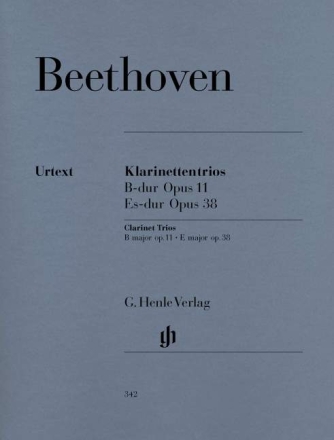 Trios op.11 und op.38 f�r Klarinette, Violoncello und Klavier