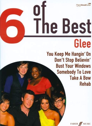 6 of the Best: Glee songbook piano/vocal/guitar