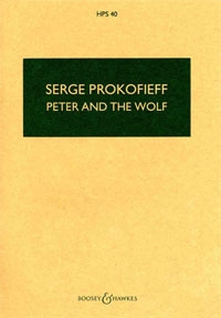 Peter und der Wolf op. 67 HPS 40 f�r Kinderchor, Erz�hler und Orchester Studienpartitur