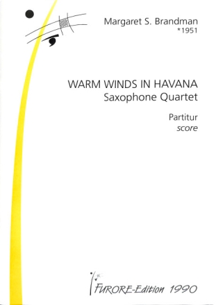 Saxophone Quartet f�r 4 Saxophone (SATBar) Partitur und Stimmen