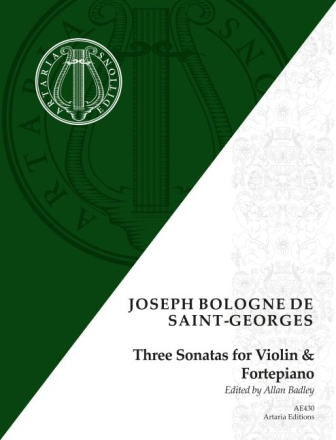 3 SONATAS OP.1B FOR VIOLIN and piano BADLEY, ALLAN, HERAUSGEBER