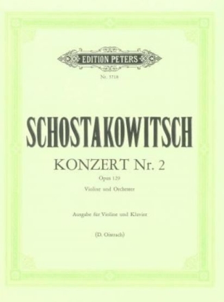 KONZERT FUER VIOLINE UND ORCHESTER NR.2 OP.129 FUER VIOLINE UND KLAVIER