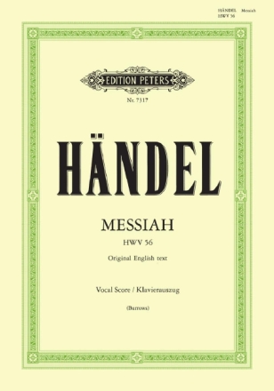 Messiah HWV56 f�r Soli, Chor und Orchester Klavierauszug (en)