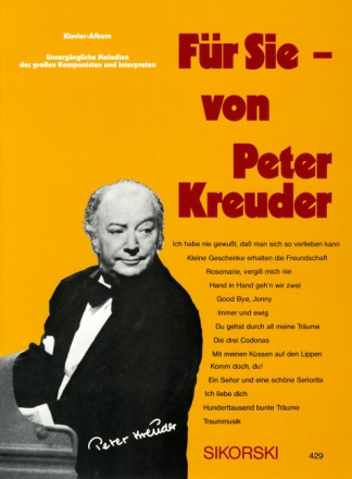 F�r Sie von Peter Kreuder: Klavier-Album
