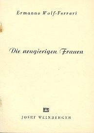 Die neugierigen Frauen  Libretto