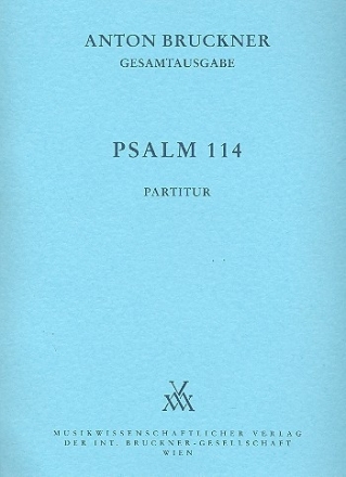 Psalm 114 f�r gem Chor und 3 Posaunen (ATB) Dirigierpartitur
