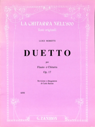 Duetto op.17 per flauto e chitarra 2 Spielpartituren