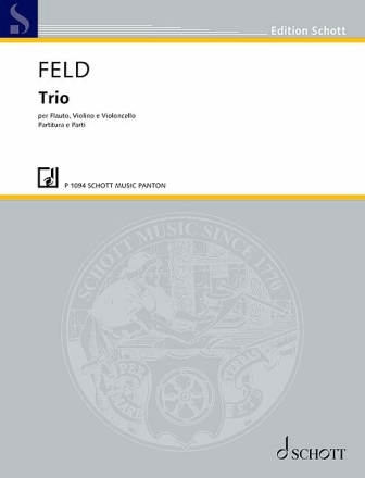 TRIO FUER FLOETE, VIOLINE UND VIOLONCELLO  PARTITUR+STIMMEN (1963)