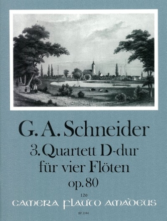 QUARTETT D-DUR NR.3 OP.80 FUER 4 FLOETEN    STIMMEN PAEULER, BERNHARD, ED