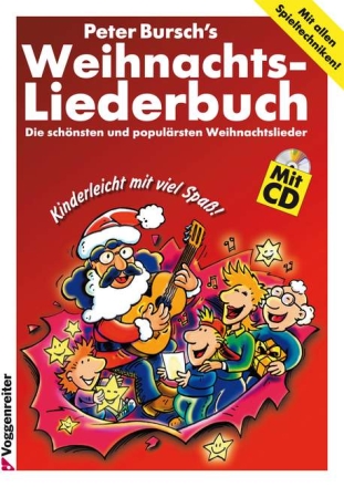 Peter Bursch's Weihnachtsliederbuch (+CD) f�r Gitarre mit Noten/Tab