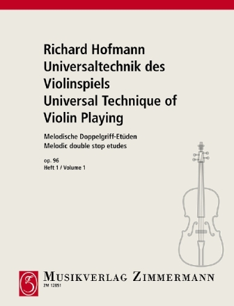 Melodische Doppelgriff-Et�den op.96 Band 1 f�r Violine