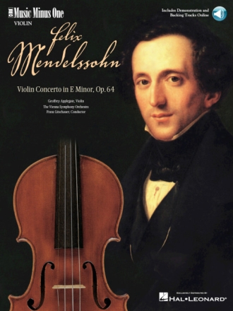 MUSIC MINUS ONE VIOLIN CONCERTO E MINOR OP.64  NOTEN UND CD APPLEGATE, GEOFFREY, VIOLIN