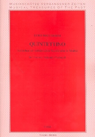 Quintettino f�r 2 Violinen, Viola und 2 Violoncelli Partitur und Stimmen