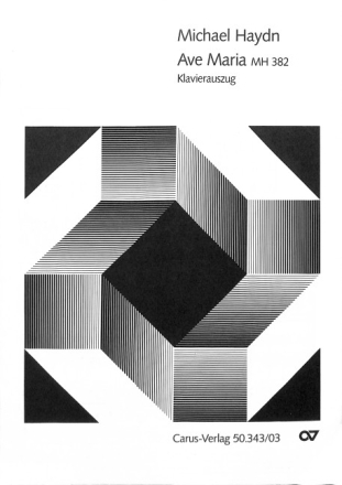 Ave Maria MH382 f�r gem Chor und Orchester Klavierauszug