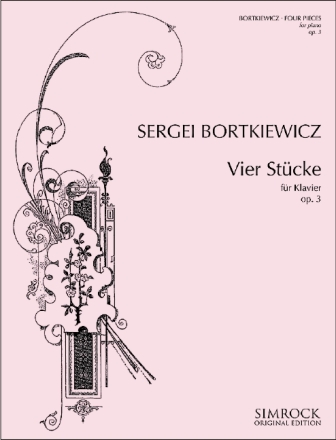 4 St�cke op.3 f�r Klavier