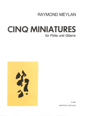 5 miniatures (1987) pour flute et guitare