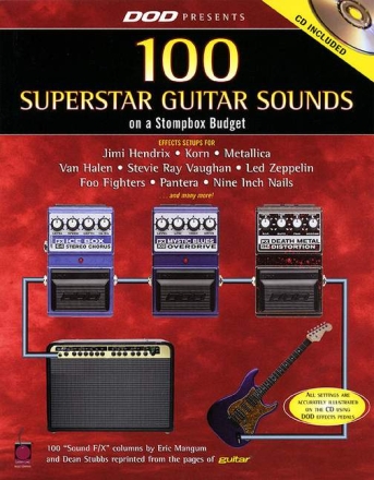 100 Superstar Guitar Sounds on A Stompbox Budget (+CD)