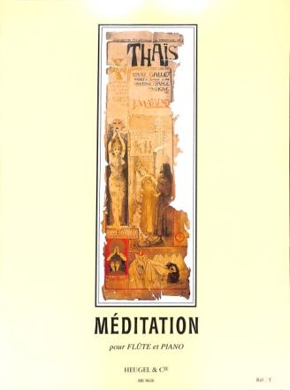 Meditation du Thais pour flute et piano