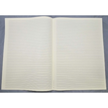 Notenpapier DIN A3 hoch 44 Systeme (5 B�gen)
