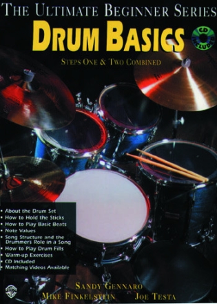 Drum basics Steps 1+2 (+CD) f�r Schlagzeug