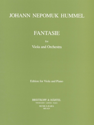 Fantasie for viola and orchestra for viola and piano