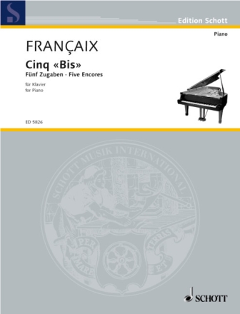 F�nf Zugaben f�r Klavier