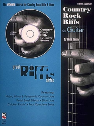 COUNTRY ROCK RIFFS (+CD) for guitar
