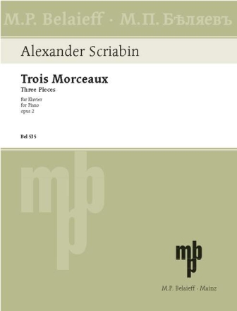 3 morceaux op.2 f�r Klavier