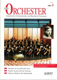 DAS ORCHESTER 3/2001