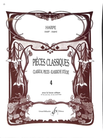 Pi�ces classiques vol.4 pour la harpe celtique