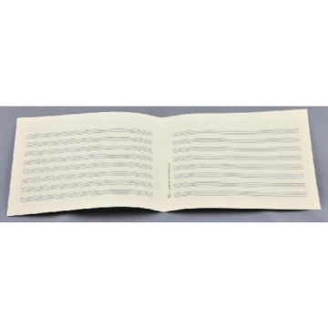 Notenpapier DIN A5 quer 8 Systeme 21x14,8 cm (5 B�gen)