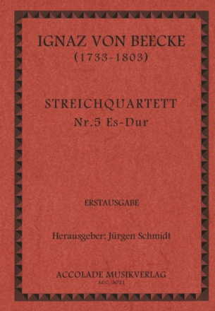 Streichquartett Es-Dur Nr.5 Partitur und Stimmen