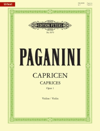Capricen op.1 f�r Violine solo
