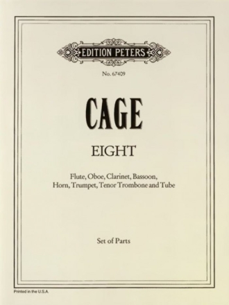 Eight for flute, Oboe, clarinet, bassoon, horn, trumpet, t-trombone and tube Parts